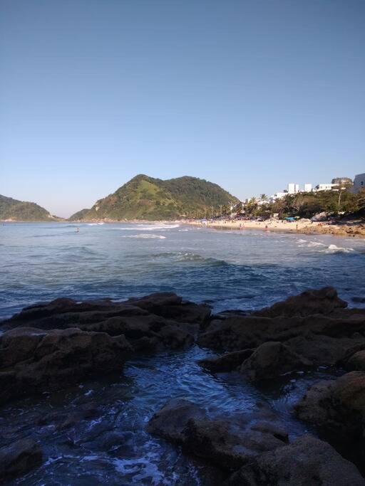 Apto Praia Do Tombo Guarujá Esterno foto
