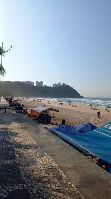 Apto Praia Do Tombo Guarujá Esterno foto